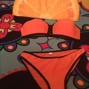 🍊Orange Bikini #311 BritBeautiful Disaster Wear🤳
